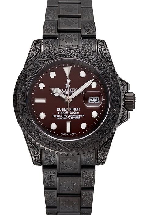 rolex submariner skull limited edition black|Rolex Submariner official website.